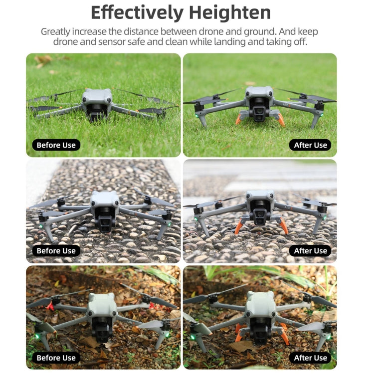 For DJI Air 3S / 3 Sunnylife Landing Gear Extensions Heightened Spider Gears Support Leg For DJI Air 3S / 3 Sunnylife Landing Gear Extensions Heightened Spider Gears Support Leg